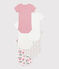 Babies' short-sleeved floral cotton bodies - 5-pack variante 1