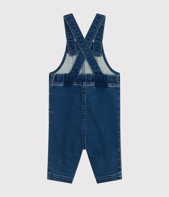 Babies' Long Denim Dungarees BLEU DELAVE blue