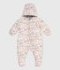 Babies' polyester snowsuit