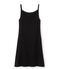 Chemise à bretelles femme coton/laine/soie NOIR black