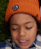 Unisex Fleece-Lined Knitted Hat ECUREUIL brown