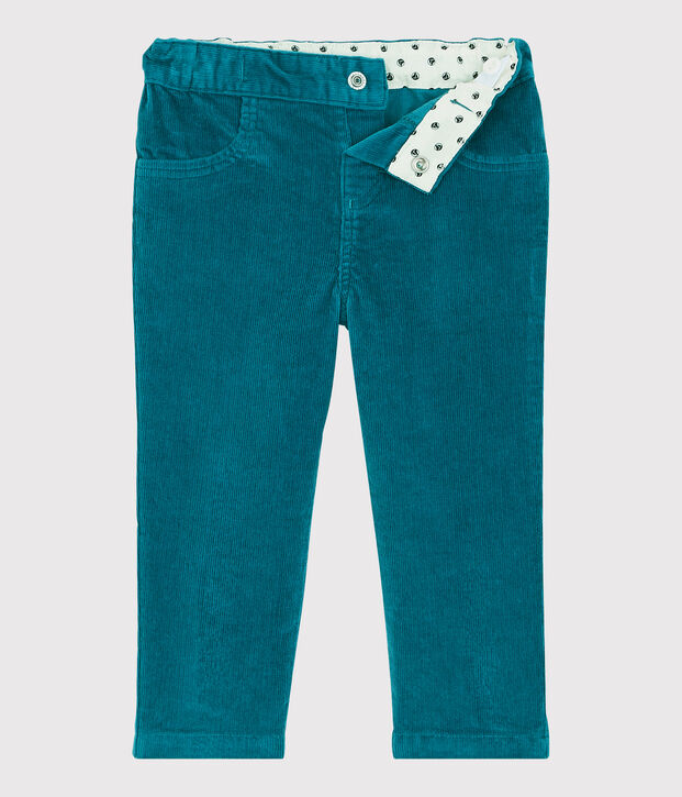Babies' Velour Trousers blue