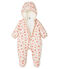 Baby Girls' Print Microfibre Snowsuit FLEUR pink/MULTICO white