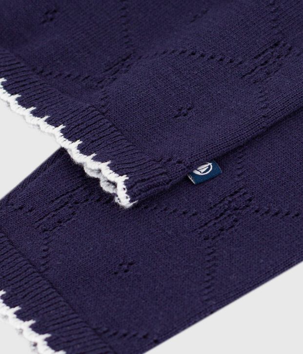 Children's plain cotton cardigan SOIR