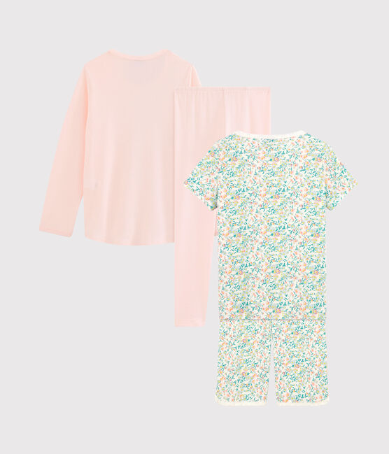 Girls' Ribbed Short Pyjamas - 2-Piece Set variante 1