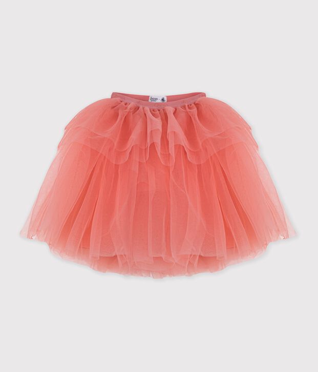 Children's midi-length skirt in plain tulle FLAMAND