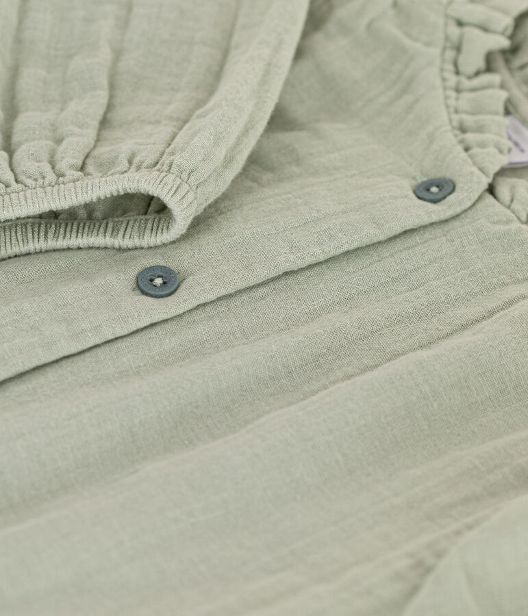 Girls' Cotton Gauze Blouse green