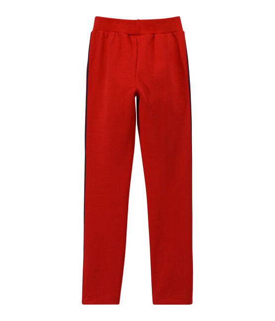 Girl's knit pants TERKUIT red