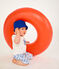 Baby Boys' Short-Sleeved T-shirt MARSHMALLOW white/PEPS red