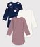 Babies' Organic Cotton Bodysuits - 3-Pack Tajinebanane x Petit Bateau variante 1