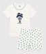 Boys' Tree Print Cotton/Linen Short Pyjamas