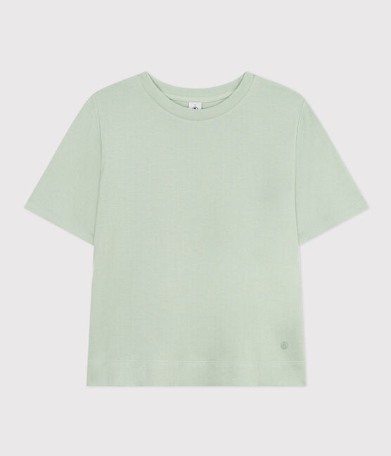 Women's Boxy Cotton T-Shirt HERBIER green