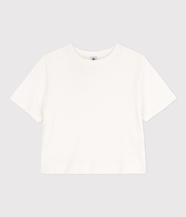 Women's Boxy Cotton T-Shirt white