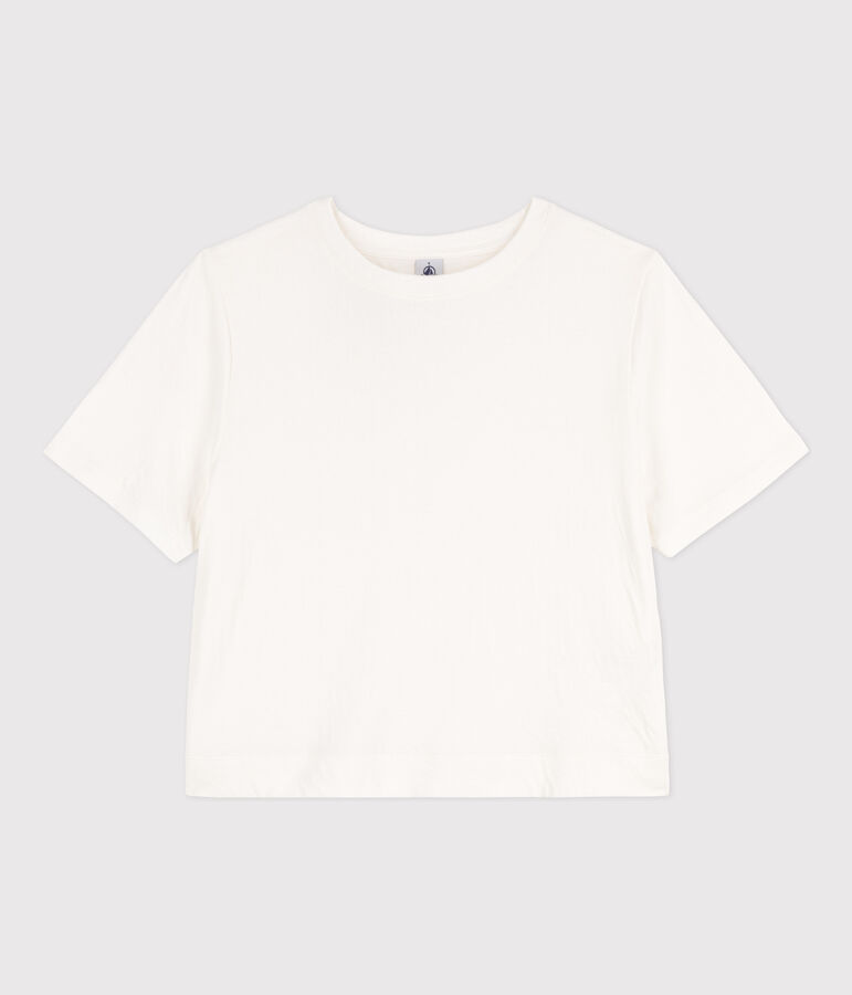 Women's Boxy Cotton T-Shirt white