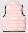 Babies' Reversible Sleeveless Polyester Down Jacket MINOIS pink