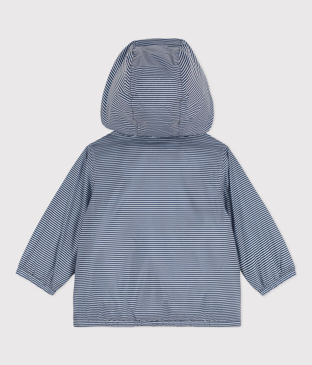 Babies' Warm Windbreaker blue/white