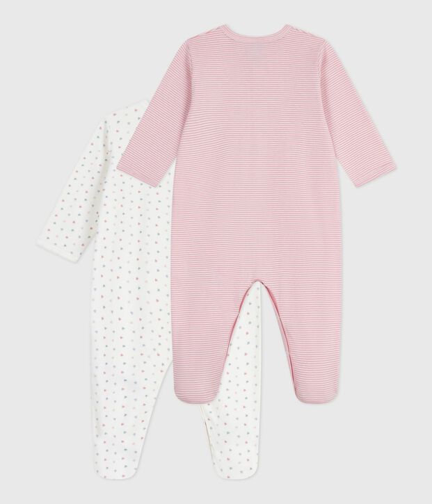 Pack of babies' printed cotton pyjamas multicolor