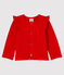 Baby Girls' Fleece Cardigan TERKUIT red