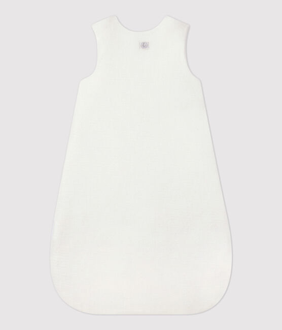 Babies' Velour Sleeping Bag MARSHMALLOW white