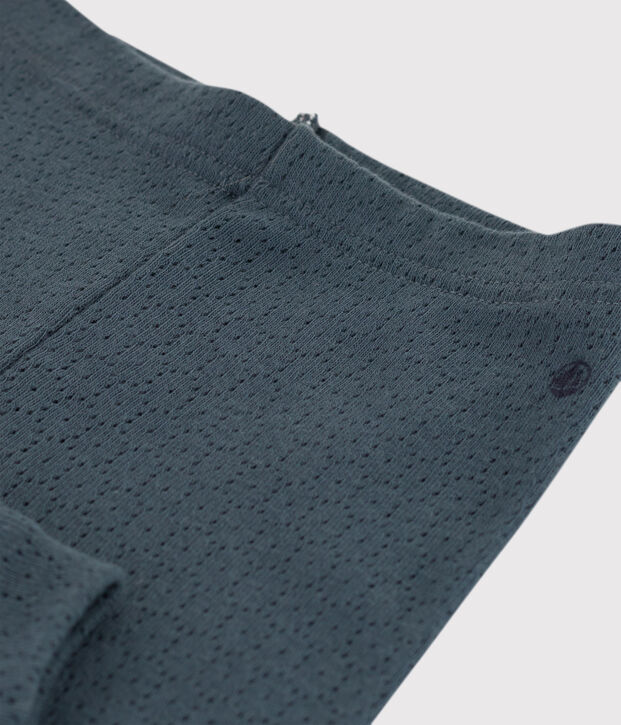 Babies' Openwork Cotton Leggings grey
