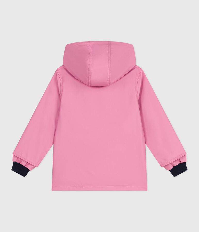 Unisex Iconic Waxed Child's Coat pink