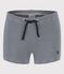 Babies' Recycled Fabric Swim Shorts MEDIEVAL blue/MARSHMALLOW white