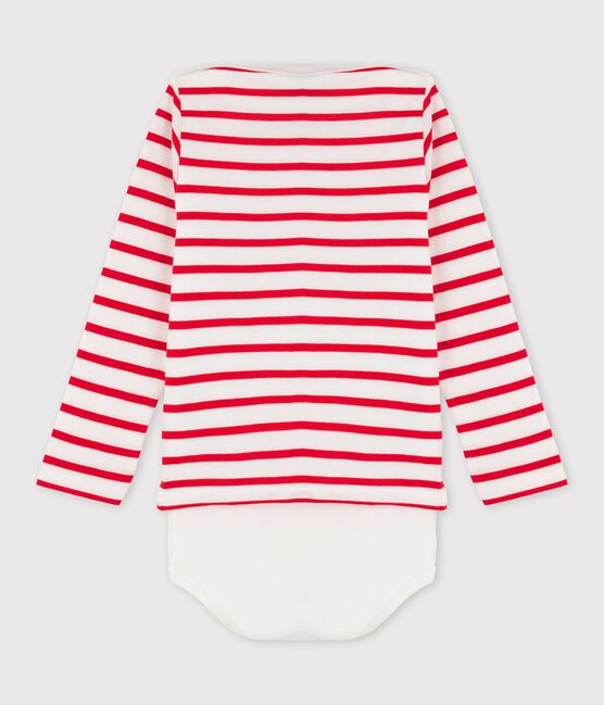 Women's printed Heart T-shirt MARSHMALLOW white/PEPS red