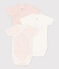 Babies' Wrapover Short-Sleeved Bodysuits - 3-Pack variante 2
