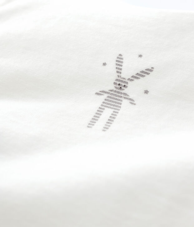 Babies' Velour Sleeping Bag white