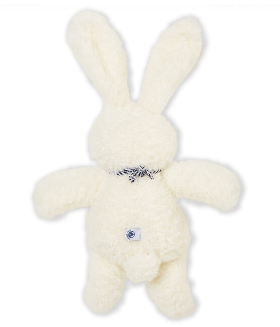 Unisex baby musical rabbit comforter MARSHMALLOW white