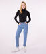 Women's Iconic roll neck cotton T-shirt