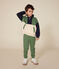 Little boys' shawl collar fleece sweatshirt AVALANCHE white/MULTICO