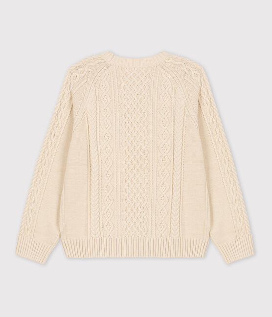 Women's Cotton Irish Pullover AVALANCHE Ecru