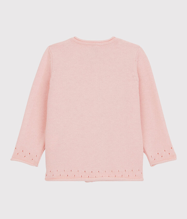 Babies' Knitted Cardigan pink