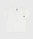 Babies' short-sleeved plain cotton T-shirt