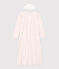 Girls' Velour Nightdress and Heart Tiara MARSHMALLOW white/TERKUIT red