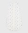Babies' 2 TOG heart-print cotton sleeping bag MARSHMALLOW white/MULTICO white