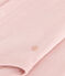 Babies' Long-Sleeved Cotton Bodysuit With Ruffle Collar SALINE pink