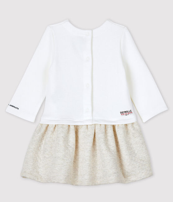 Baby Girls' Petit Bateau x Deyrolle Dress MARSHMALLOW white