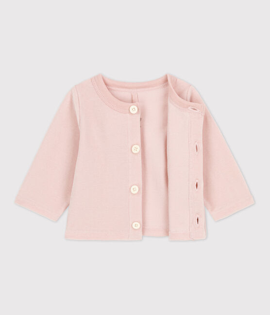 Cotton Velour Cardigan SALINE pink
