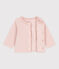 Cotton Velour Cardigan SALINE pink