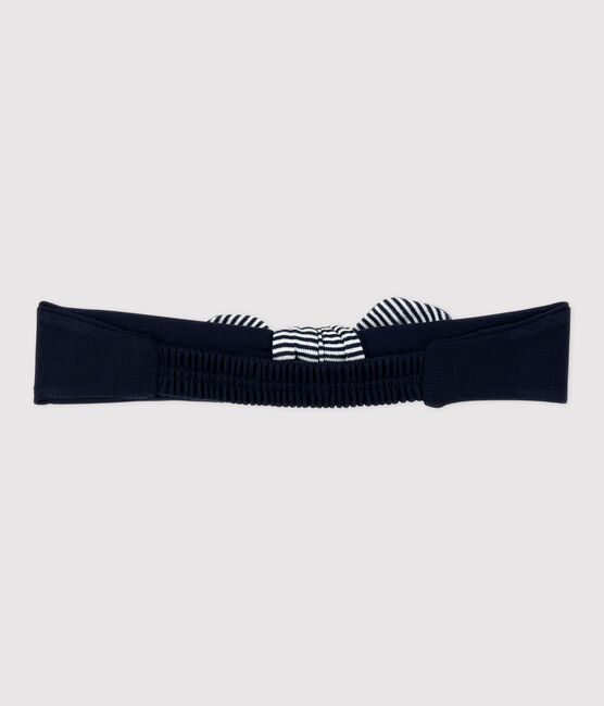 Girls' Cotton Hairband SMOKING blue