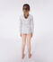 Children's UV-protective long-sleeved floral swim T-shirt MARSHMALLOW white/MULTICO white
