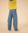 Boys' Straight Light Denim Trousers DENIM CLAIR blue