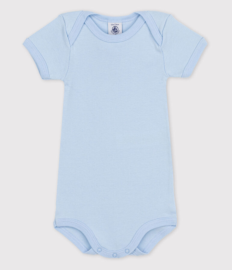 Baby Girls' Short-Sleeved Bodysuit blue