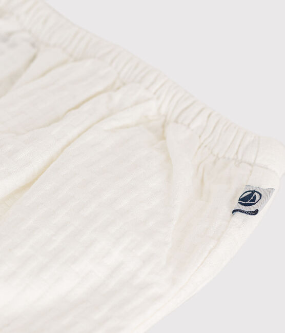Babies' Textured Bloomers MARSHMALLOW white