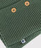 Babies' Moss Stitch Knit Cardigan CROCO green