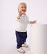 Babies' plain twill trousers