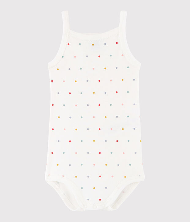 Baby Girls' Strappy Bodysuit white/multicolor