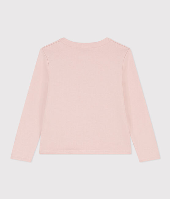 Girls' fleece cardigan SALINE pink